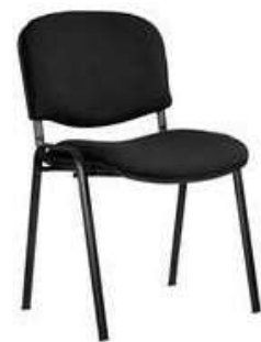 Silla fija tapizada (1 cuerpo)