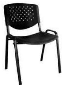 Silla fija de polipropileno (1 cuerpo)